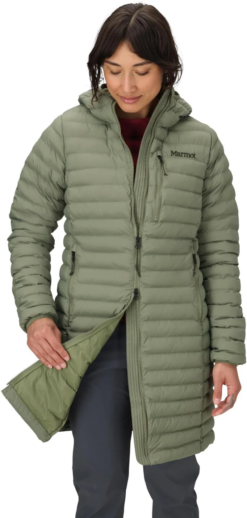 Echo Featherless Long Jacket - Womens - Image 13