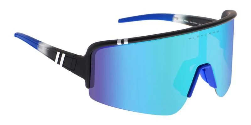 Eclipse X2 - Breaker Point, Matte Black Blue Frame, Polarized Blue Mirror Lens - Image 3