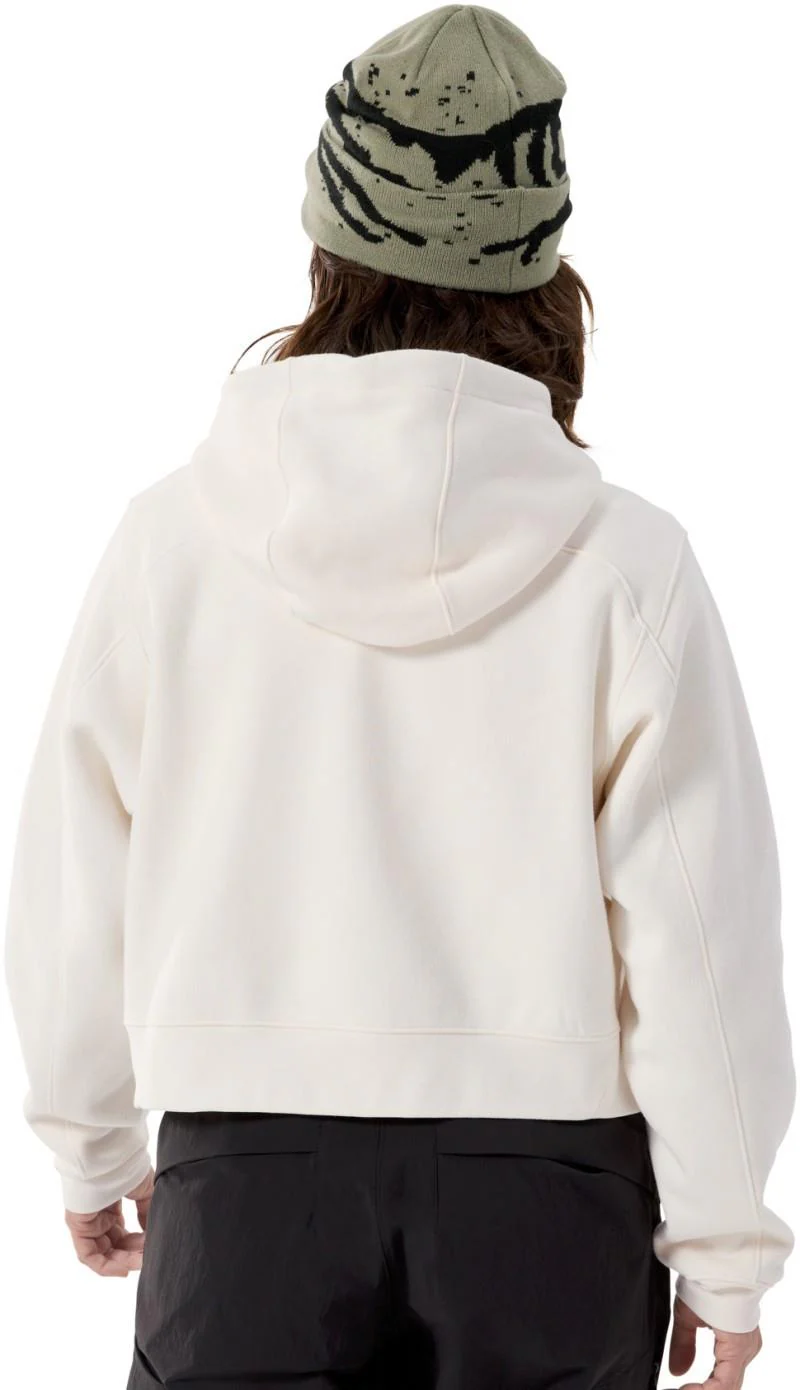 Emblem Fleece Full Zip Crop Hoody - Womens - Image 15