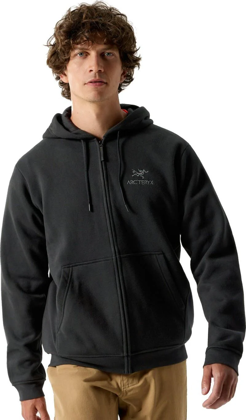 Emblem Fleece Full Zip Hoody - Mens - Image 3
