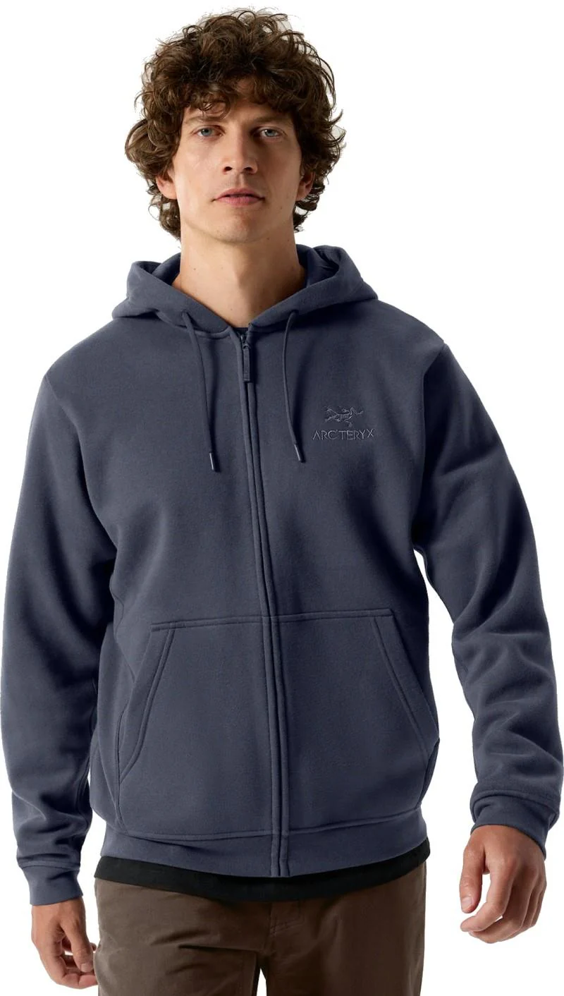 Emblem Fleece Full Zip Hoody - Mens - Image 8