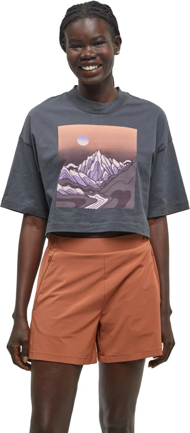 Emerald Edge Oversized Crop T-Shirt - Womens - Image 3