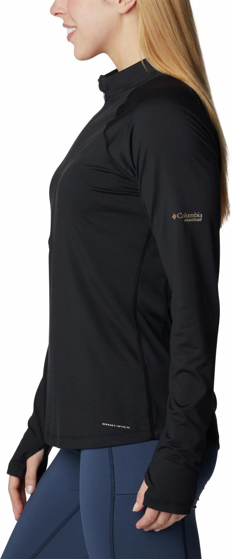 Endless Trail Half Zip Mesh LS - Womens - Image 12
