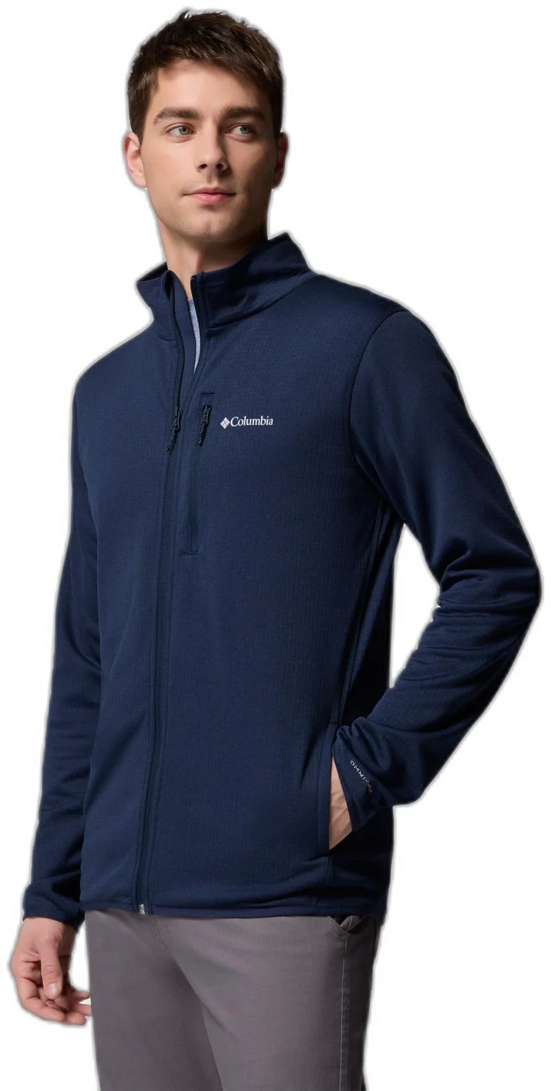Essential Hike Grid Fleece Full Zip - Mens - Image 12