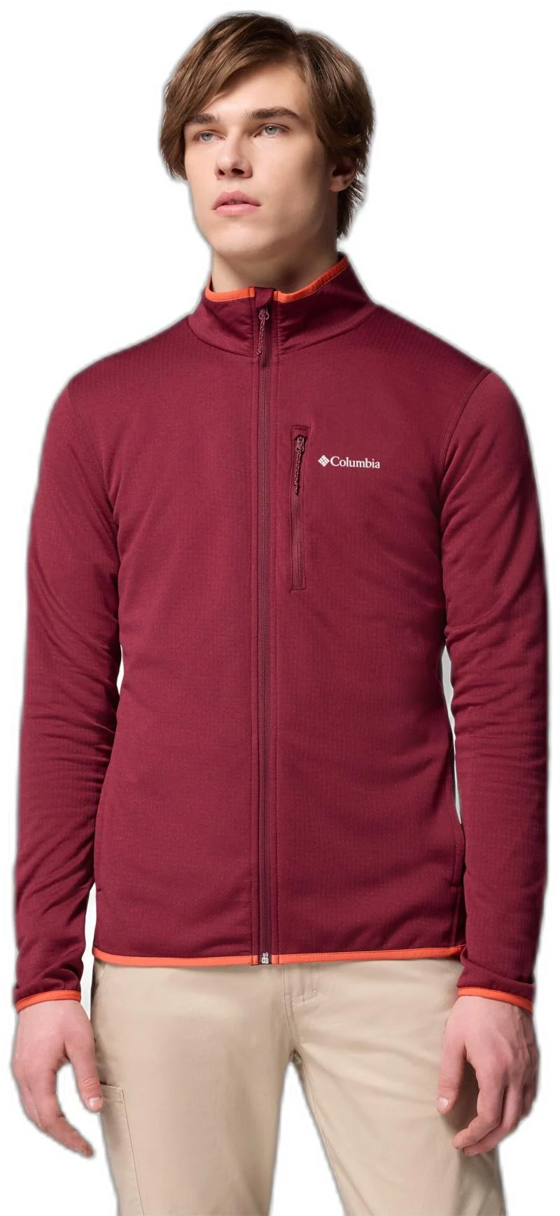 Essential Hike Grid Fleece Full Zip - Mens - Image 13