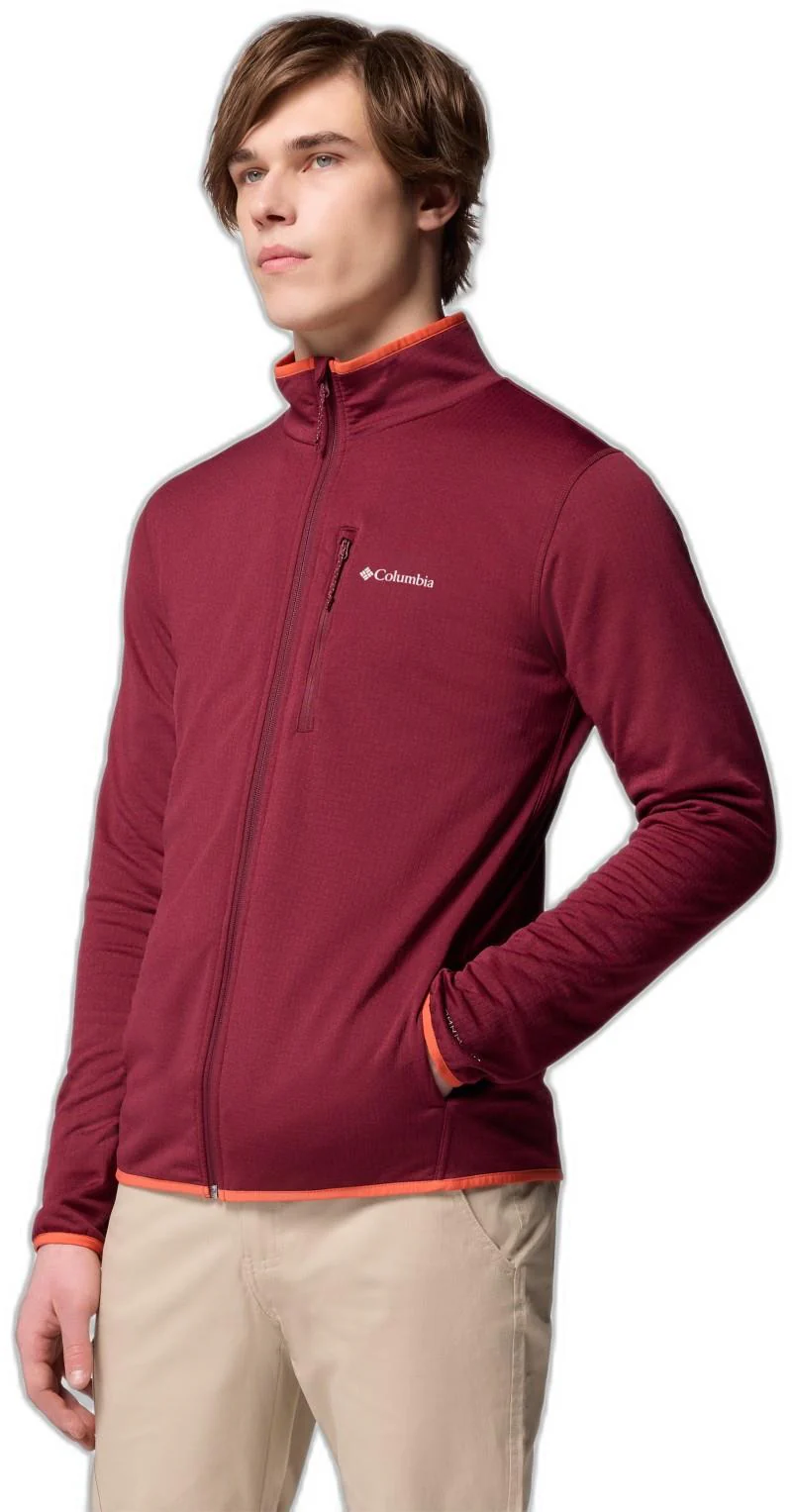 Essential Hike Grid Fleece Full Zip - Mens - Image 15
