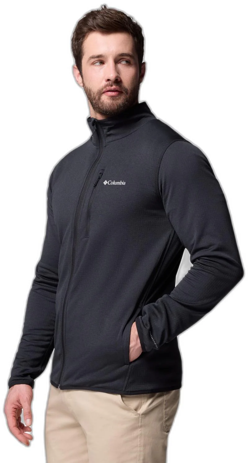 Essential Hike Grid Fleece Full Zip - Mens - Image 3