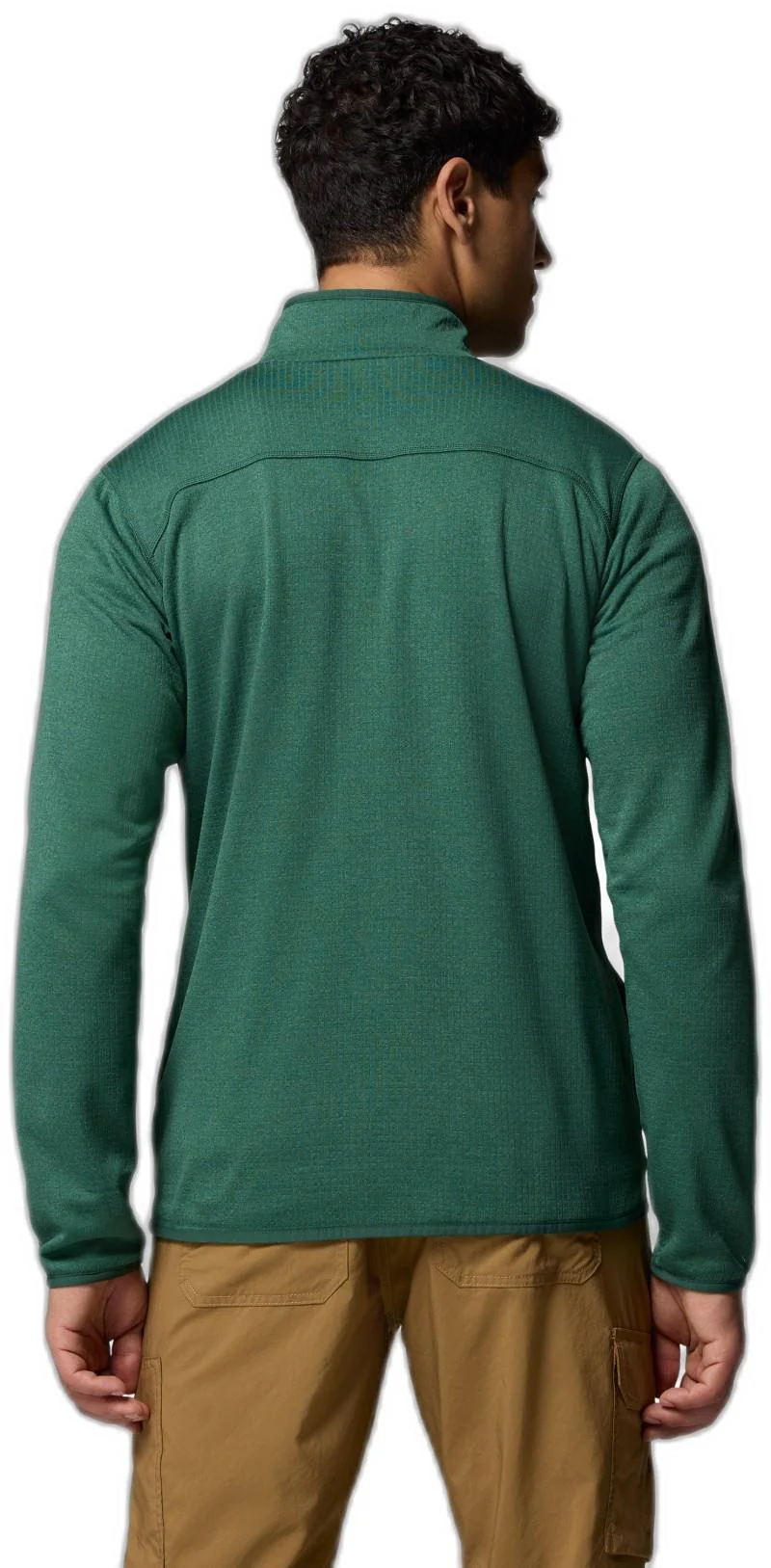 Essential Hike Grid Fleece Full Zip - Mens - Image 5