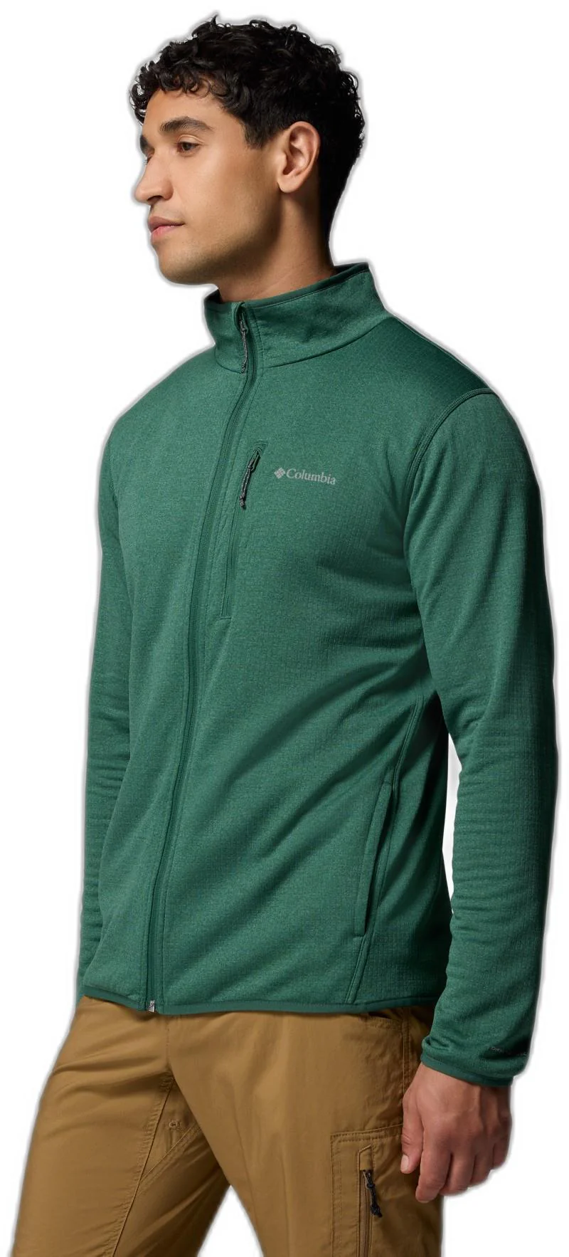 Essential Hike Grid Fleece Full Zip - Mens - Image 6