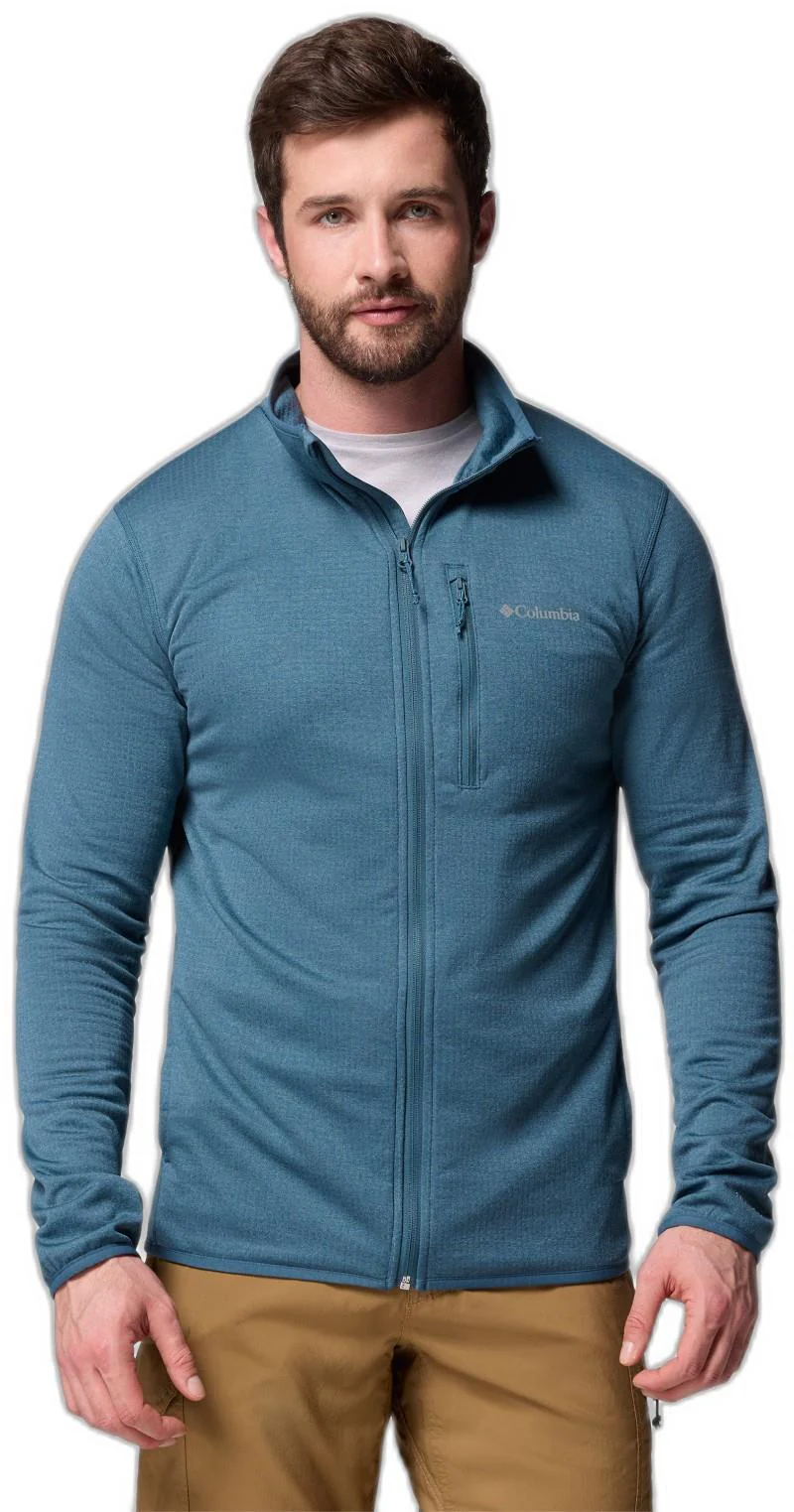 Essential Hike Grid Fleece Full Zip - Mens - Image 7