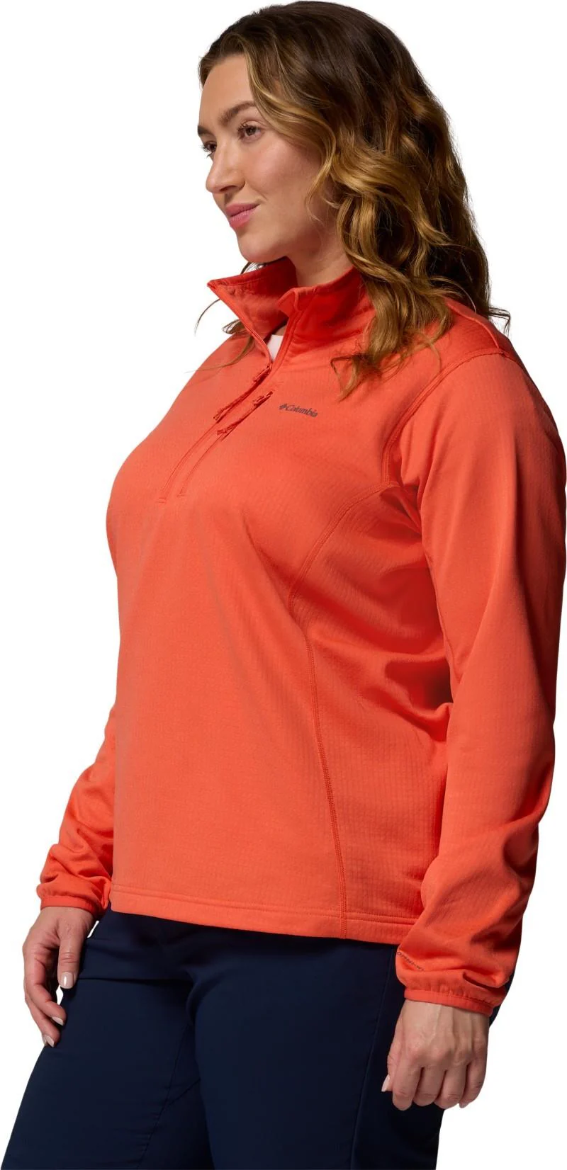 Essential Hike Grid Fleece Half-Zip, Extended - Womens - Image 11
