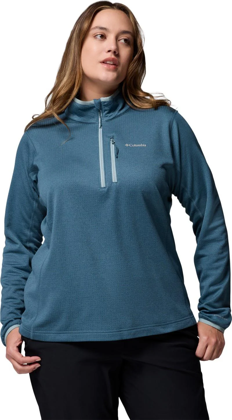 Essential Hike Grid Fleece Half-Zip, Extended - Womens - Image 4