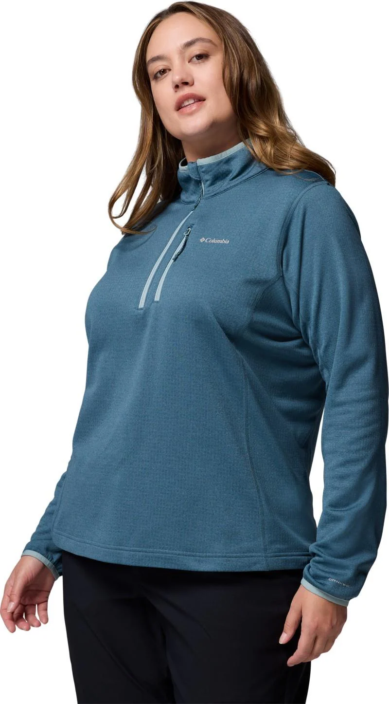 Essential Hike Grid Fleece Half-Zip, Extended - Womens - Image 5