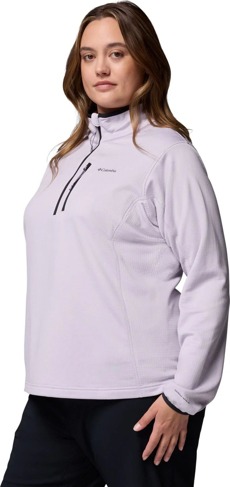 Essential Hike Grid Fleece Half-Zip, Extended - Womens - Image 8