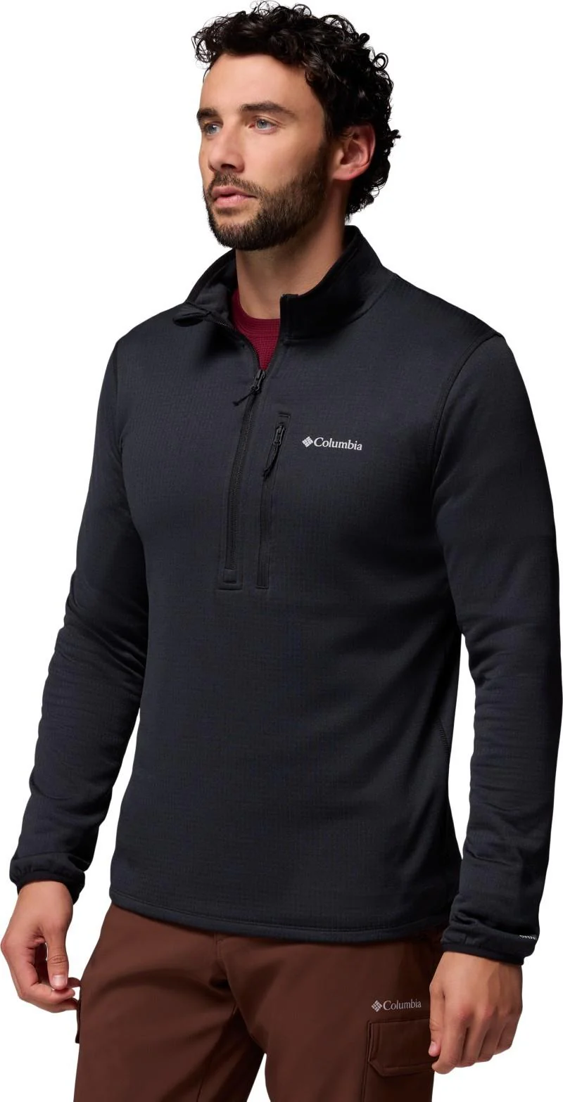Essential Hike Grid Fleece Half Zip - Mens - Image 2