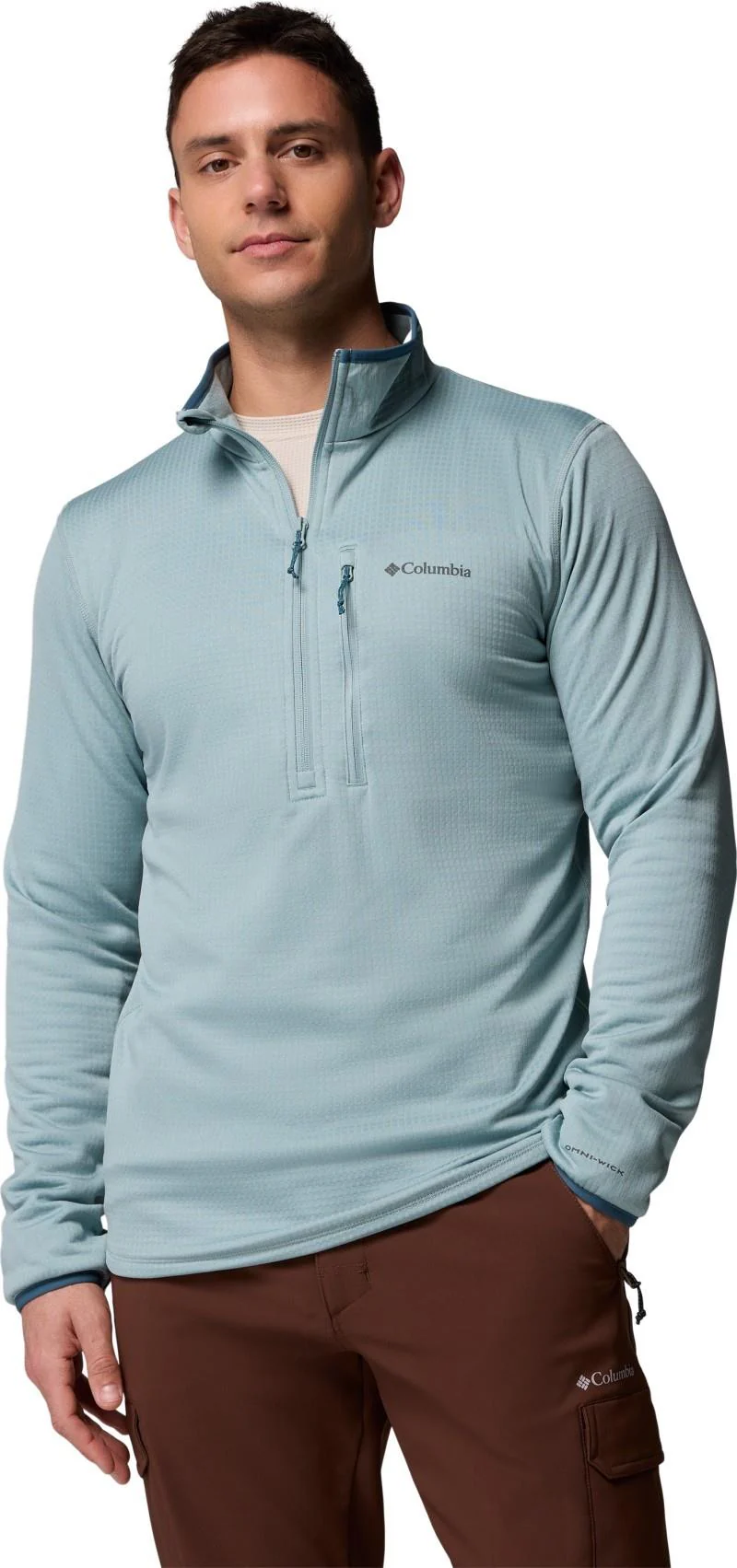 Essential Hike Grid Fleece Half Zip - Mens - Image 7