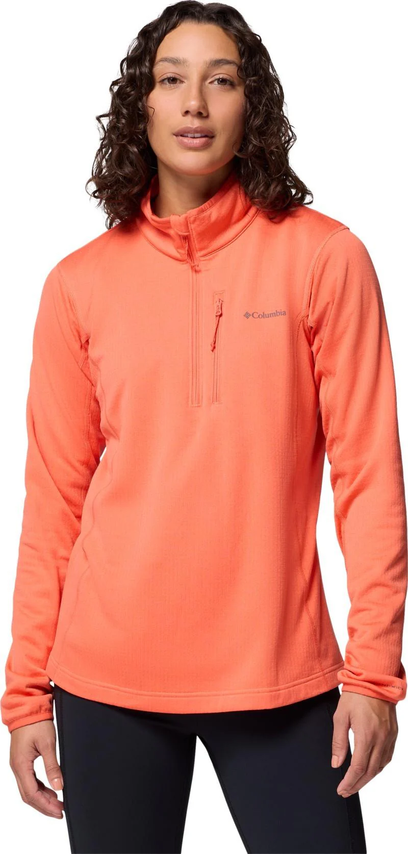 Essential Hike Grid Fleece Half Zip - Womens - Image 10