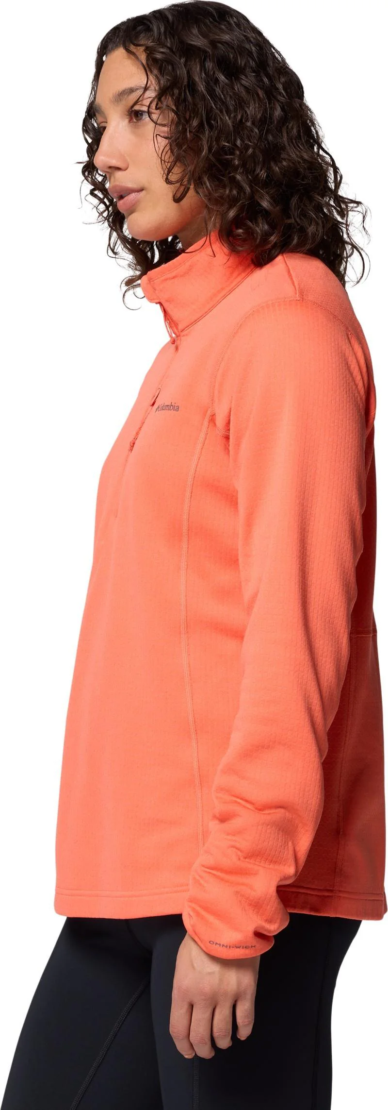 Essential Hike Grid Fleece Half Zip - Womens - Image 11