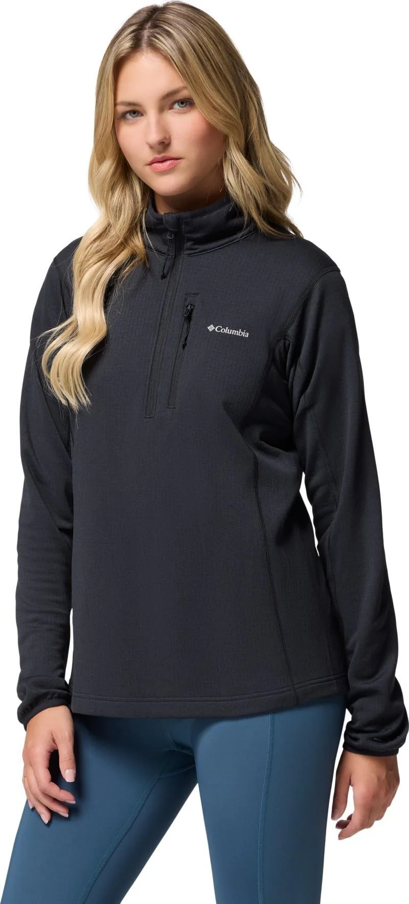 Essential Hike Grid Fleece Half Zip - Womens - Image 2