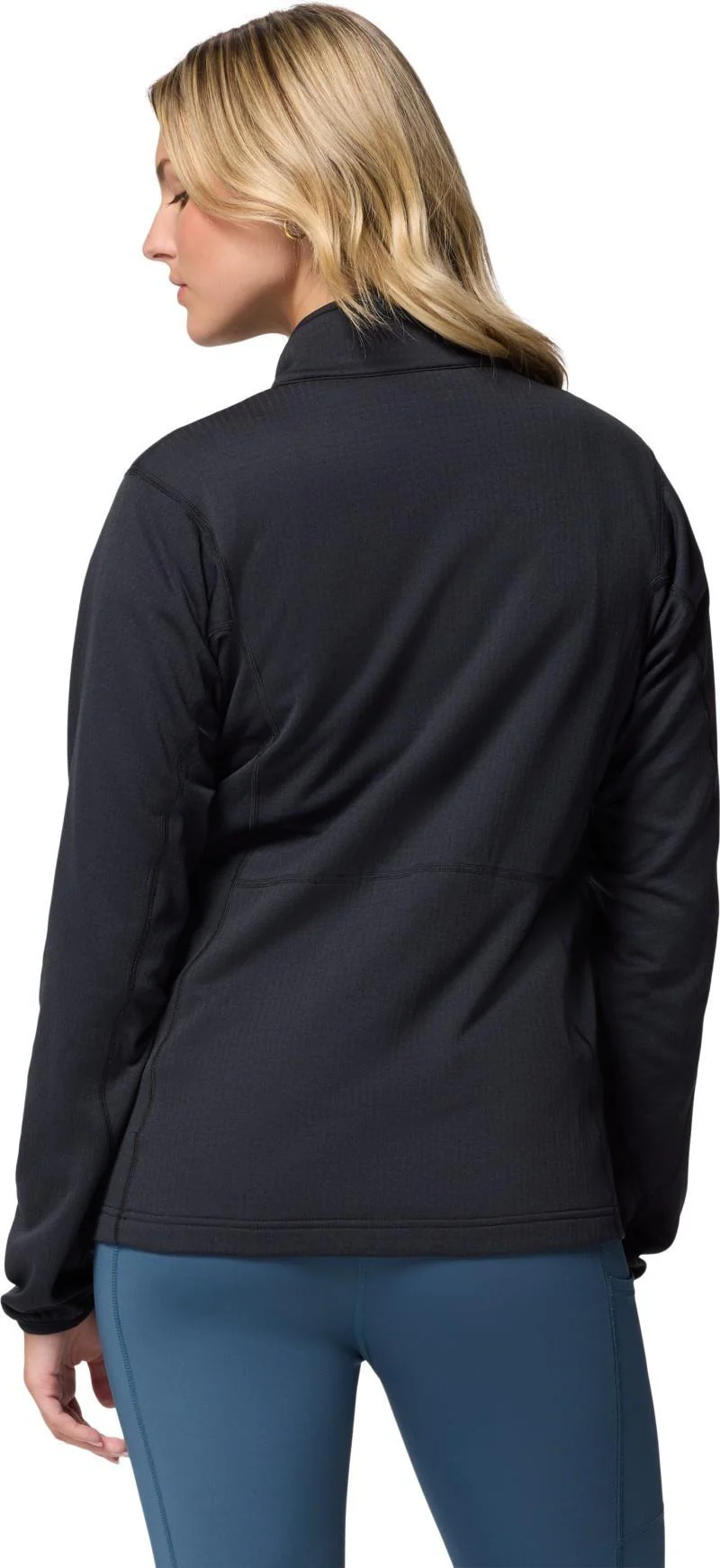 Essential Hike Grid Fleece Half Zip - Womens - Image 3