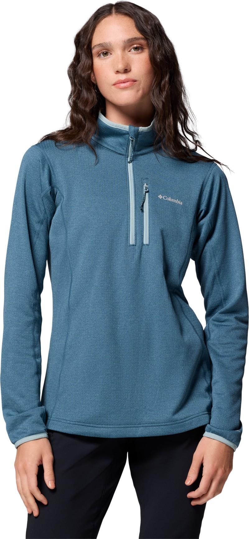 Essential Hike Grid Fleece Half Zip - Womens - Image 4
