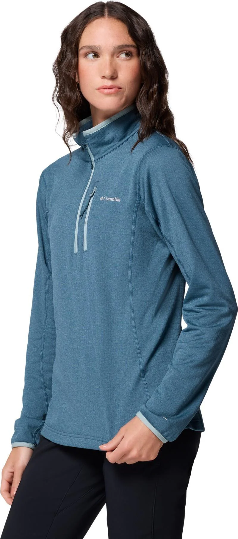 Essential Hike Grid Fleece Half Zip - Womens - Image 5