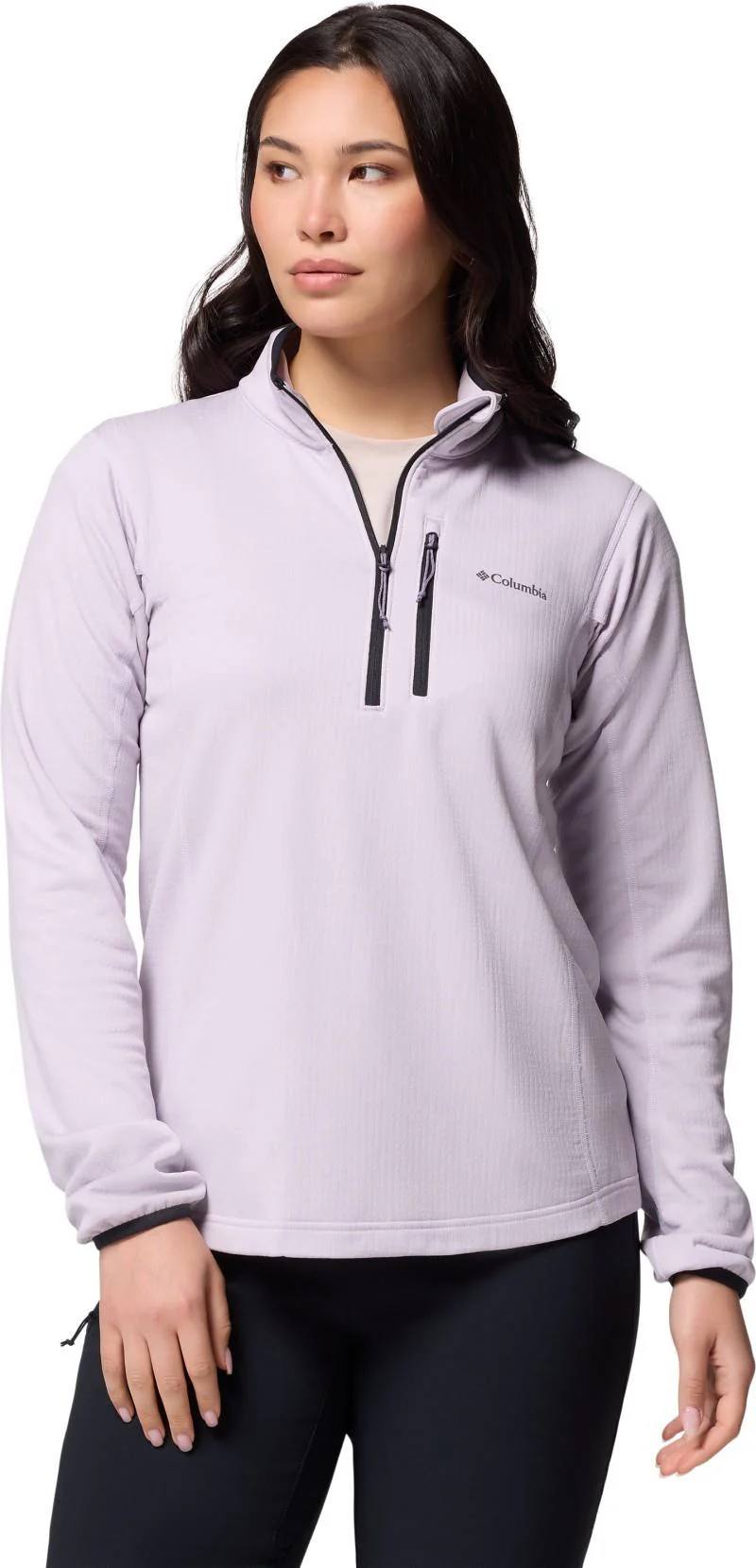 Essential Hike Grid Fleece Half Zip - Womens - Image 7