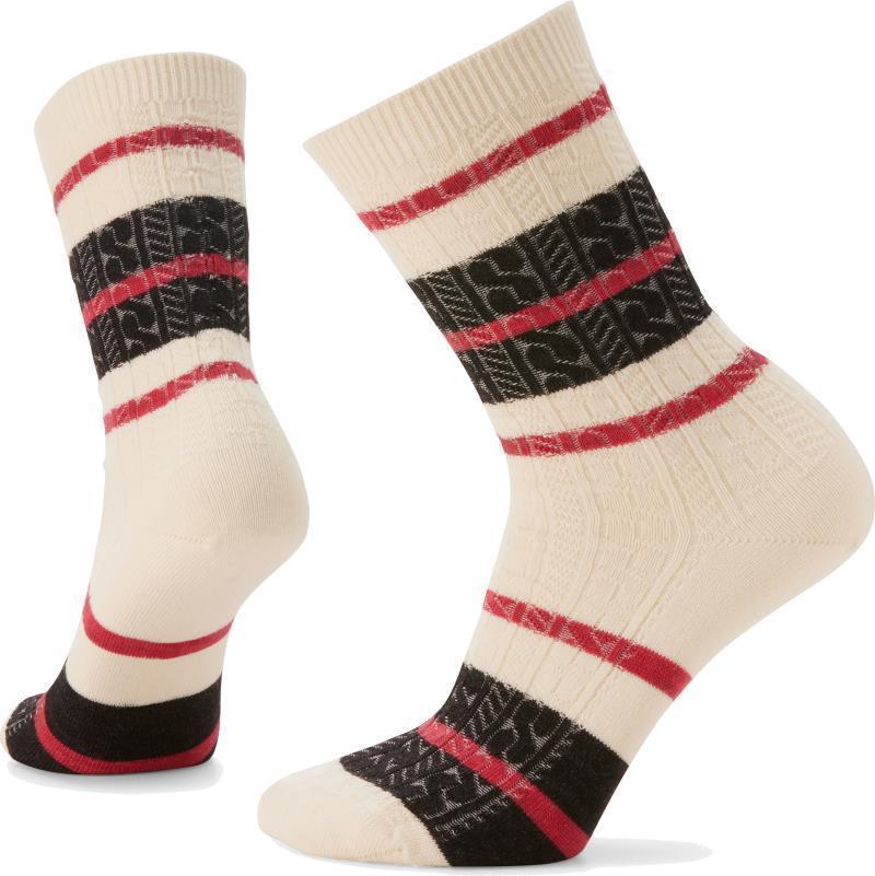 Everyday Striped Cable Crew Socks - Unisex - Image 4