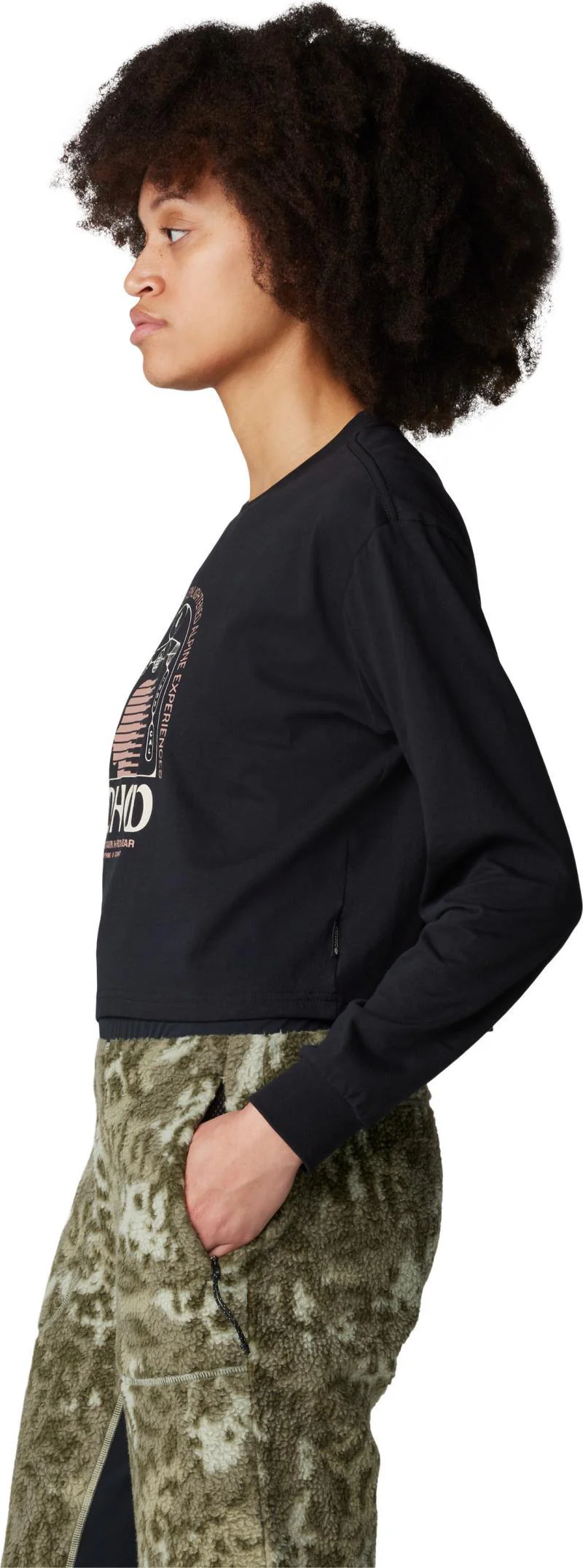 Experiences Boxy Crop LS - Womens - Image 2