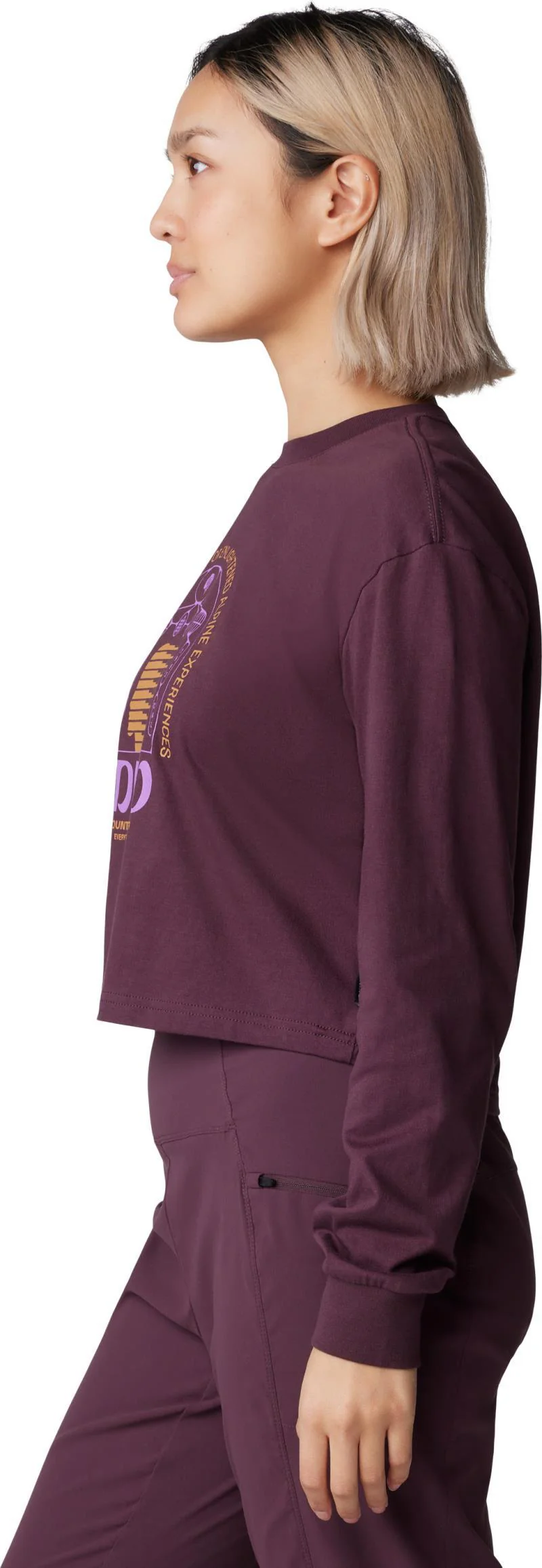 Experiences Boxy Crop LS - Womens - Image 6