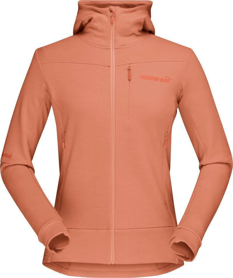 Falketind Warmwool2 Stretch Zip Hood - Womens