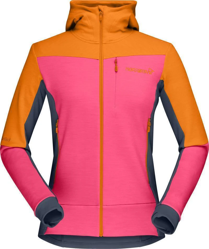 Falketind Warmwool2 Stretch Zip Hood - Womens - Image 11