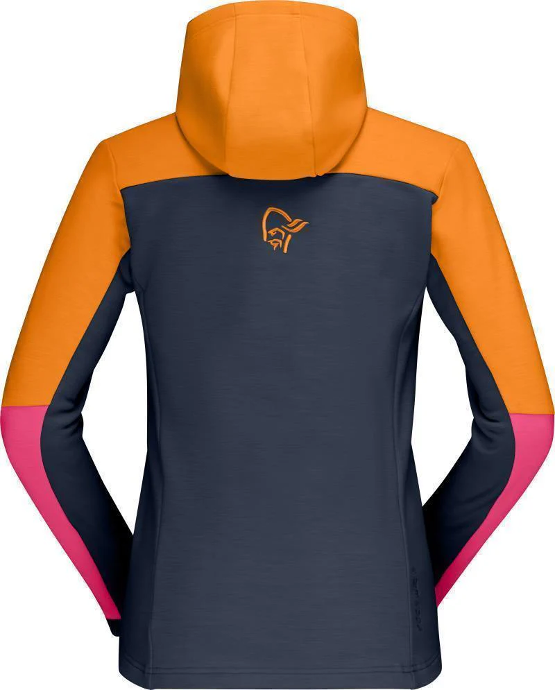Falketind Warmwool2 Stretch Zip Hood - Womens - Image 12
