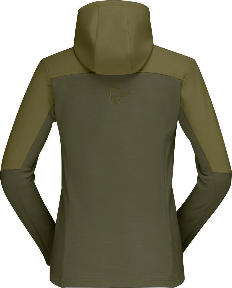 Falketind Warmwool2 Stretch Zip Hood - Womens - Image 16