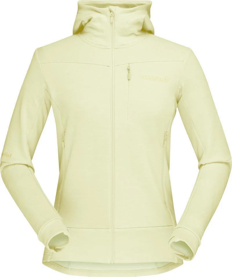 Falketind Warmwool2 Stretch Zip Hood - Womens - Image 5
