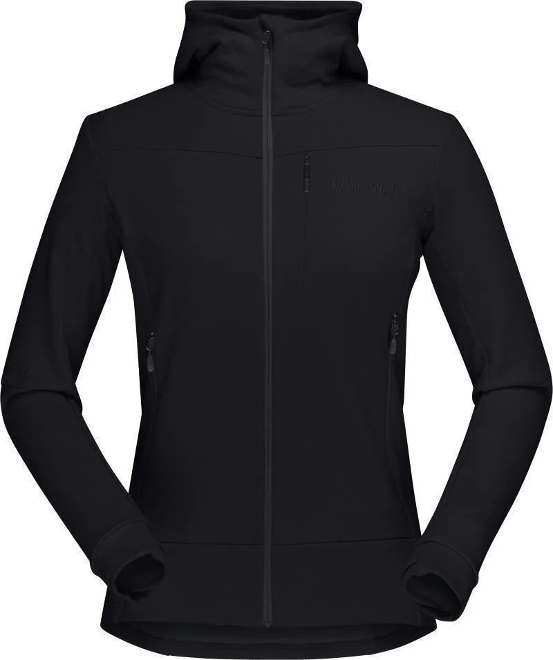 Falketind Warmwool2 Stretch Zip Hood - Womens - Image 6