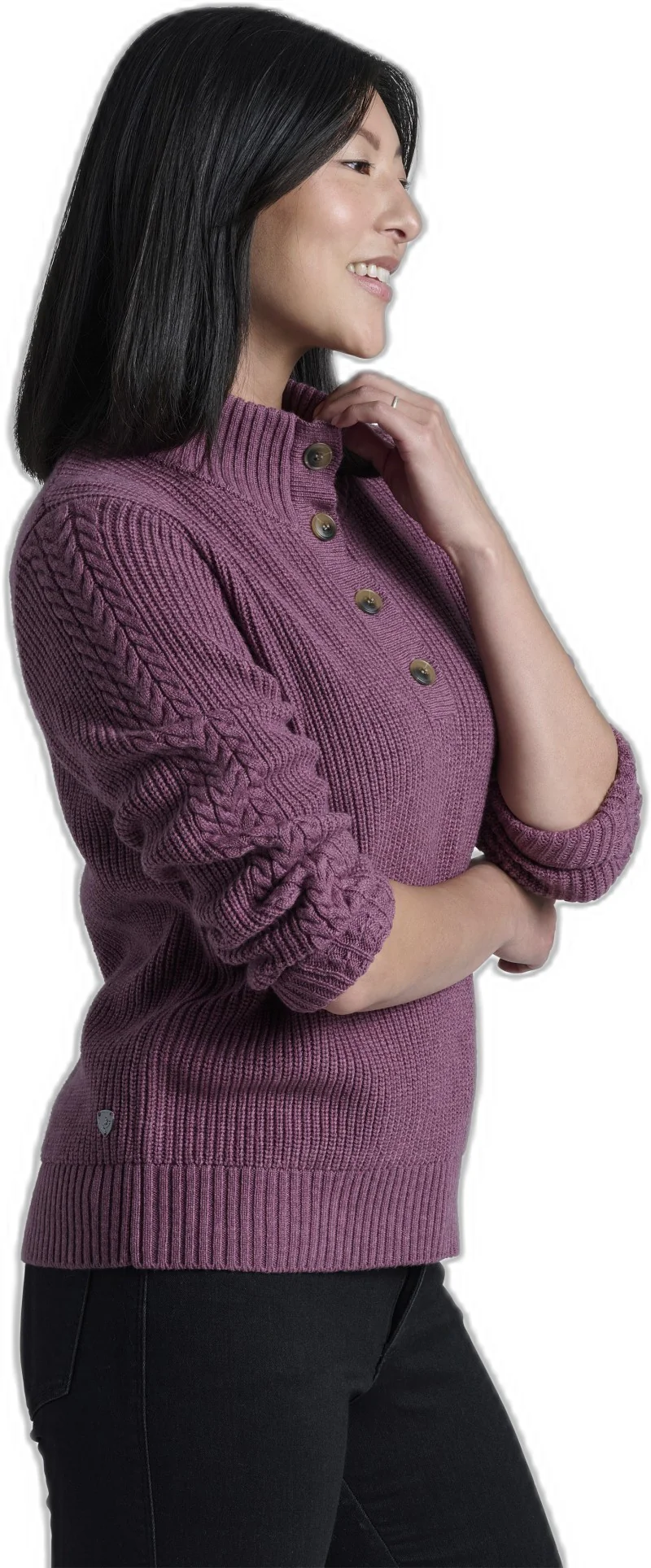 Fireside Henley Sweater - Womens - Image 2