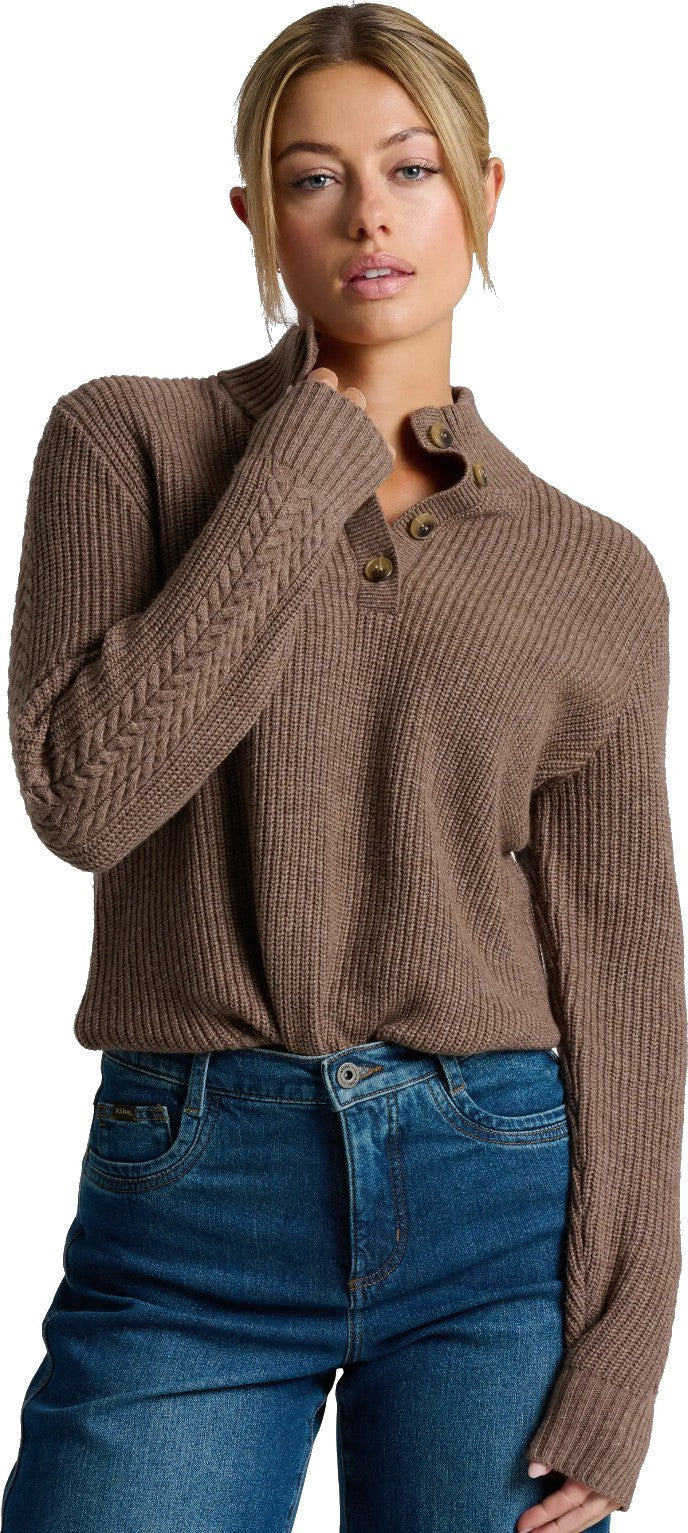 Fireside Henley Sweater - Womens - Image 7