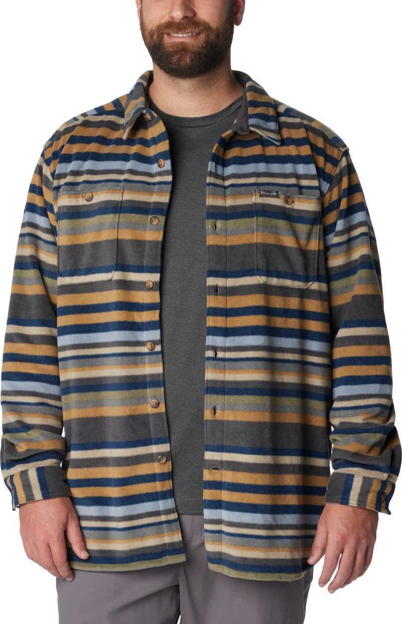 Flare Gun Fleece Over Shirt - Big - Mens - Image 11