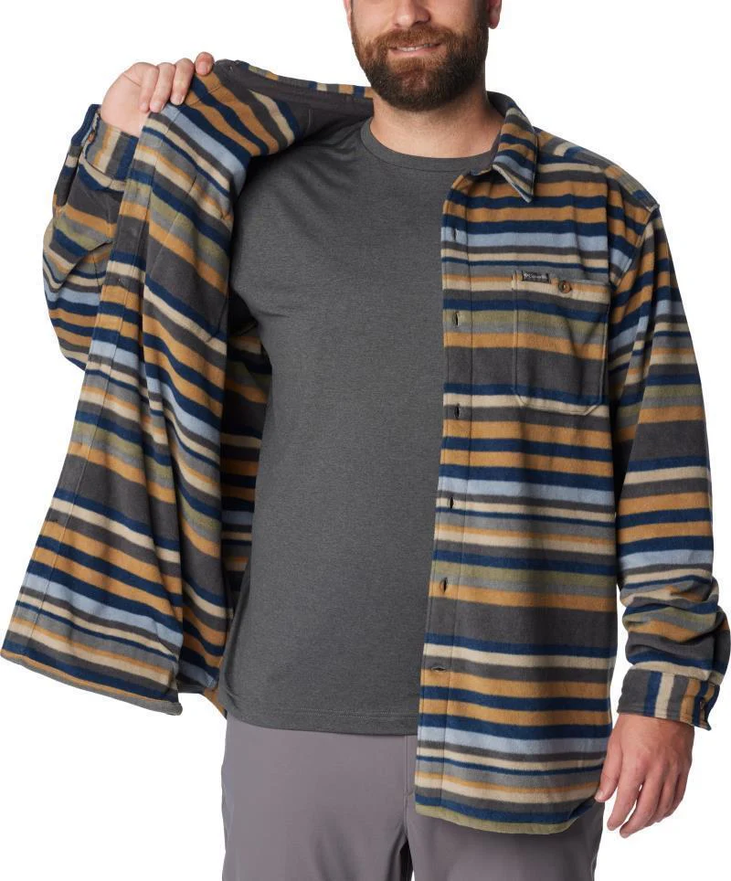 Flare Gun Fleece Over Shirt - Big - Mens - Image 12