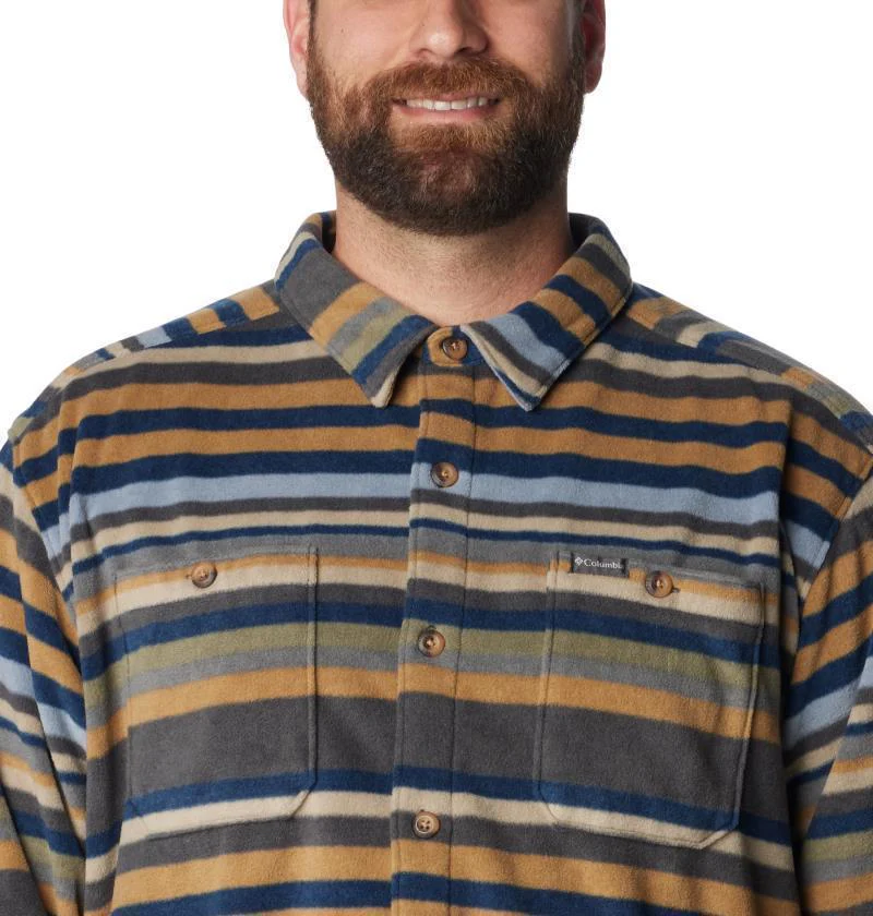 Flare Gun Fleece Over Shirt - Big - Mens - Image 13