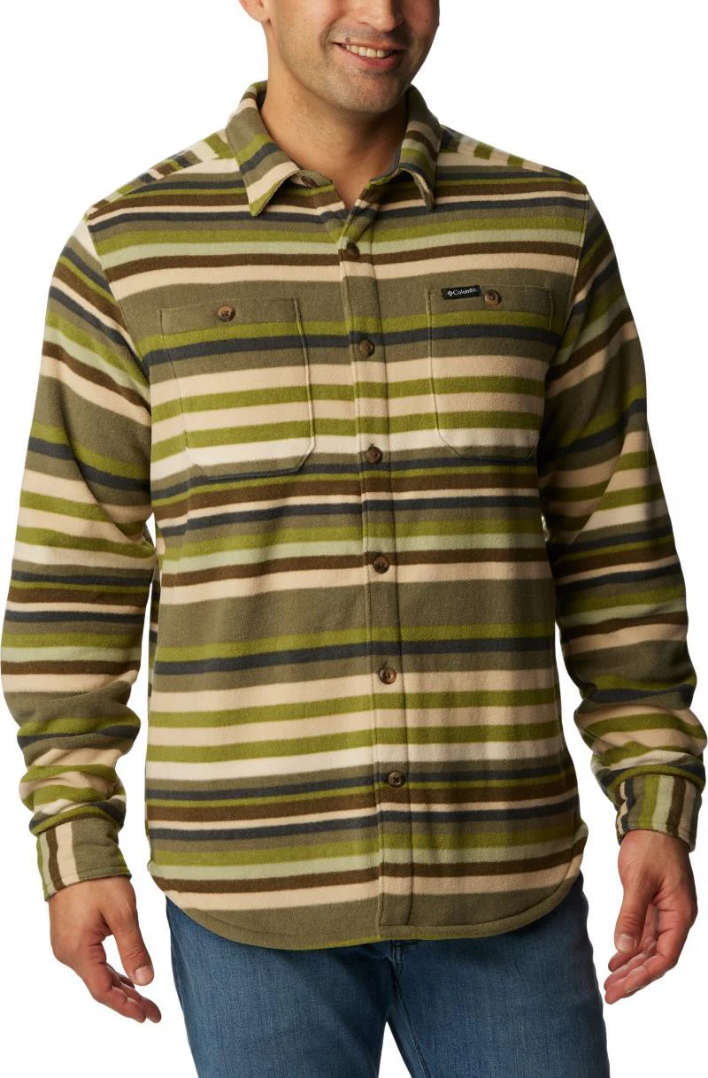 Flare Gun Fleece Over Shirt - Big - Mens - Image 25