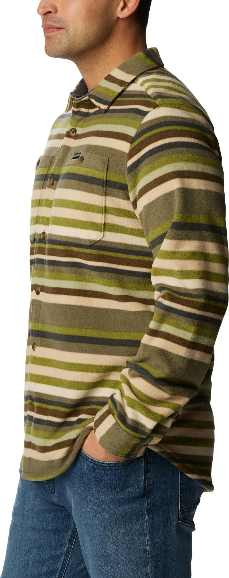 Flare Gun Fleece Over Shirt - Big - Mens - Image 28