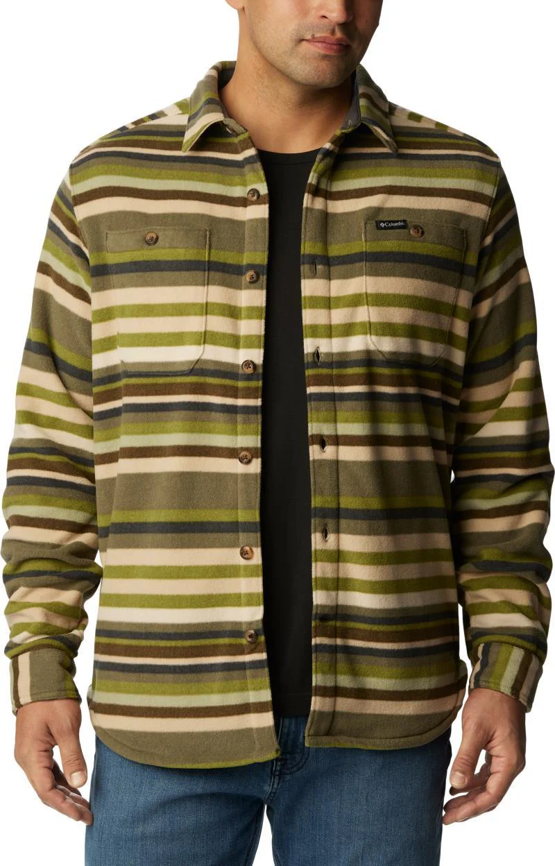 Flare Gun Fleece Over Shirt - Big - Mens - Image 29