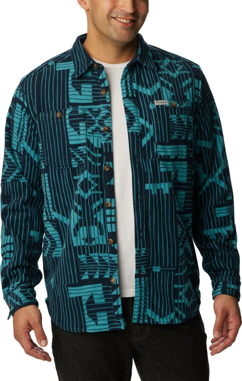 Flare Gun Fleece Over Shirt - Big - Mens - Image 33