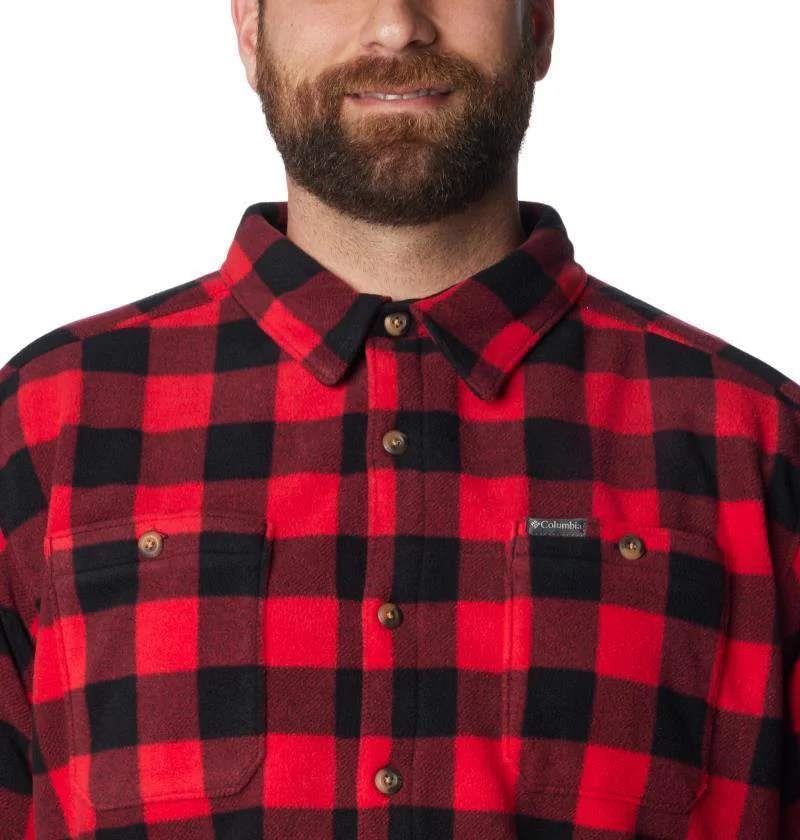 Flare Gun Fleece Over Shirt - Big - Mens - Image 6