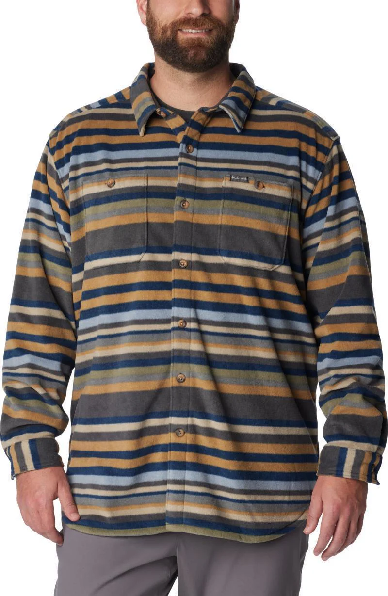 Flare Gun Fleece Over Shirt - Big - Mens - Image 8
