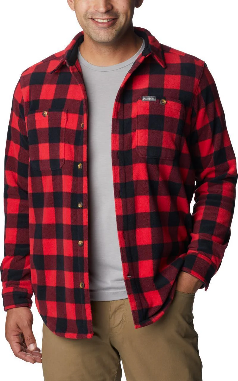 Flare Gun Fleece Over Shirt - Tall - Mens - Image 3