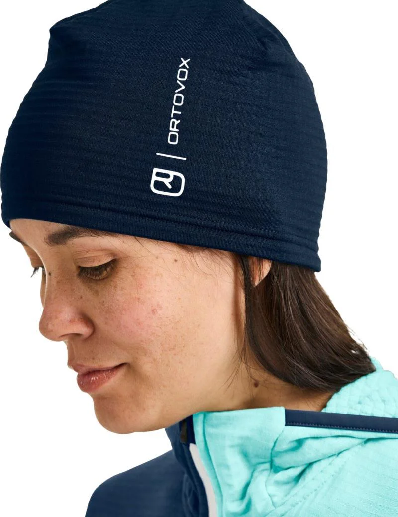 Fleece Grid Beanie - Image 3