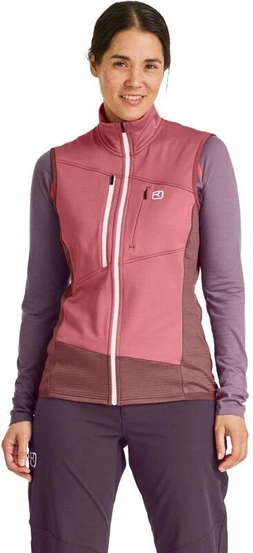 Fleece Grid Vest - Womens - Image 2